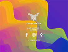 Tablet Screenshot of clubgaleria.pl